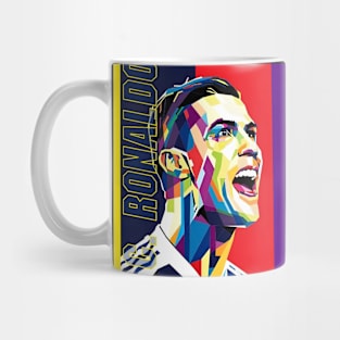 Cristiano Ronaldo WPAP pop art Mug